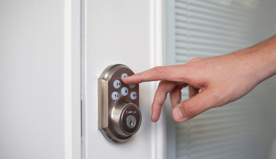 ADT smartlock on a Harrisburg home